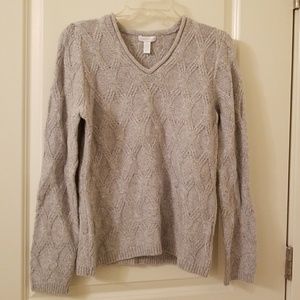 Gray chunky sweater NWT